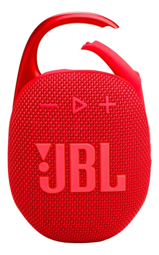 Bocina Portátil Jbl Clip 5 Bluetooth Color Rojo