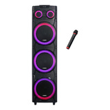 Torre De Sonido Aiwa 16000w Portátil Con Bluetooth Color Neg Color Negro