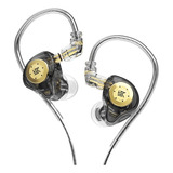 Auriculares Con Cable Kz Edx Pro In-ear Musica 3.5mm Negro