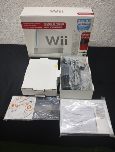 Consola Nintendo Wii Semi Nuevo En Caja Negro De Colección 