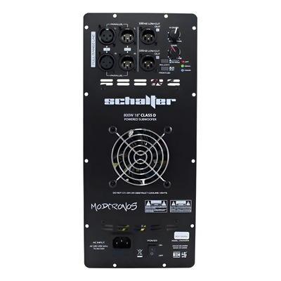 Modulo Amplificado De Subwoofer 18  Profesional 800w Rms Msi | Meses sin interés