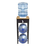 Dispensador De Agua Muebles Pepe Porta Garrafón Sencillo 25l Chocolate