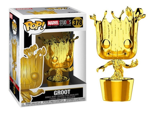 Groot Baby #378 Gold Chrome Funko Pop! Marvel Studio's 10th