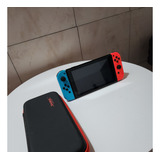 Nintendo Switch 2022 Standard - Neón + Funda + Sd De 64gb