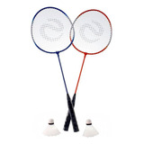 Kit De Badminton Sixzero Plumas Funda Combo Par De Raqueta