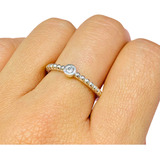 Anillo Con Bolitas Y Cubic Plata Ideal Regalo Mujer Ao 489-4