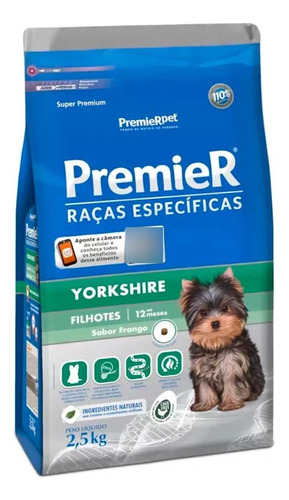 Premier Razas Específicas Yorkshire Cachorros 2,5kg. Np