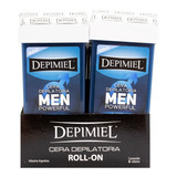 Depimiel X8 Cera Depilatoria Roll On Men Azuleno Hombre 100g