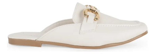 Mule Casual Mujer Piso Herraje Zapato Destalonado Dama
