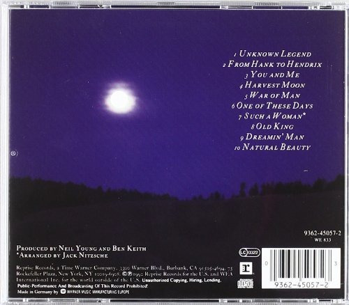 Cd Neil Young / Harvest Moon (1992) Europeo