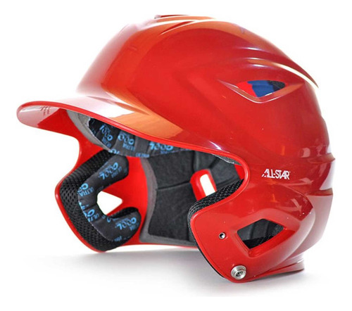 Casco Beisbol Soft All Star S7 Rojo Ajustable 6 1/2 - 7 1/2