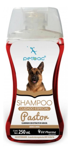 3 Shampoo Petbac 250 Ml Cuidado Especial Para Piel Y Pelo De Cada Raza. 10 Razas A Elegir. Aroma Moras