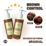 Kit 2x Balm Escurecedor Barba E Cabelo Brown Control You Man