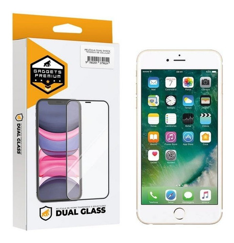 Película Dual Glass Para iPhone 6 Plus - Branca - Gshield