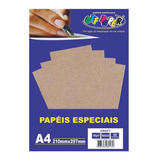 Papel Kraft A4 Madeira 180g Off Paper 50 Folhas