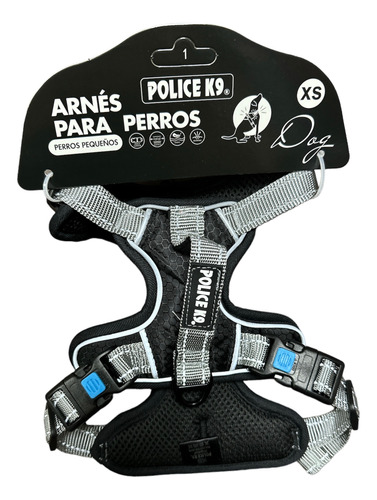 Arnés Police K9 Pechera Cómoda Para Perros Pequeños Talla Xs