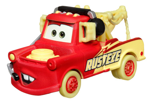 Disney Cars Vehículo De Juguete Mate Glow Racer Para Niños D