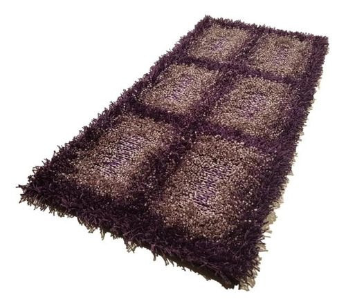 Carpeta Alfombra M D Shaggy Turkey Marron 80 X 150 Cm Soul