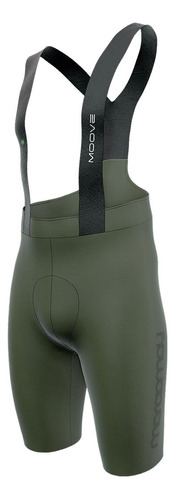 Bretelle Ciclismo Masculino Marcio May Moove Verde Militar