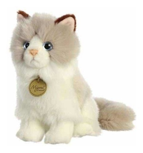 Peluche Aurora. Línea Miyoni. Gato De Angora