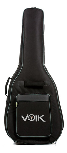 Capa Bag Voik Para Violão Folk Em Nylon Preta Bv 500 Oferta