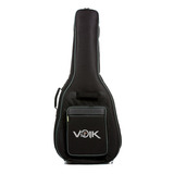 Capa Bag Voik Para Violão Folk Em Nylon Preta Bv 500 Oferta