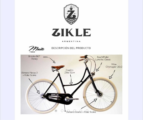 Bicicleta Zikle Con Cambios