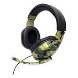 Fone De Ouvido Headset Gamer Camuflado Sez-881 Pro