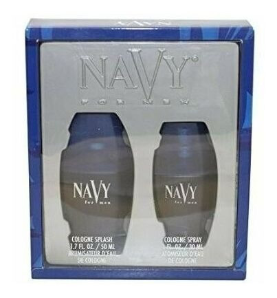 Set Colonia 1.7 Onzas Navy Por Dana Para Hombre En Splash +