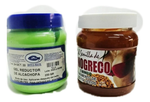 Gel De Fenogreco Y Gel De Alcachofa 550g