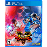 Street Fighter V Champion Edition - Ps4 - Físico