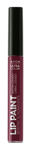 Avon Lip Paint Labial Líquido Semi Matte Hidratante Color Ladies Night