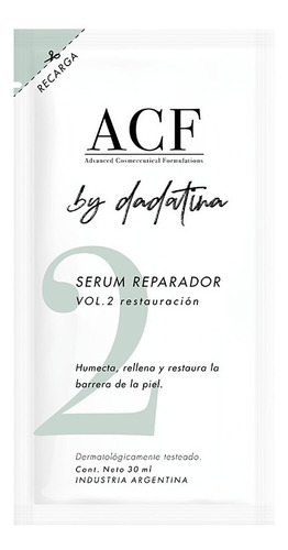 Refill Serum Reparador Vol 2 Restauración Acf By Dadatina