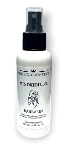 Minoxidil 5% Tratamiento Cabello Y Barba 120 Ml Dlc Mn2