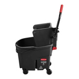 Combo Cubeta Y Exprimidor Rubbermaid Ejecutivo 33l Wavebrake