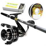 Kit Pesca Completo Vara Shimano Fx + Molinete 14 Rolamentos