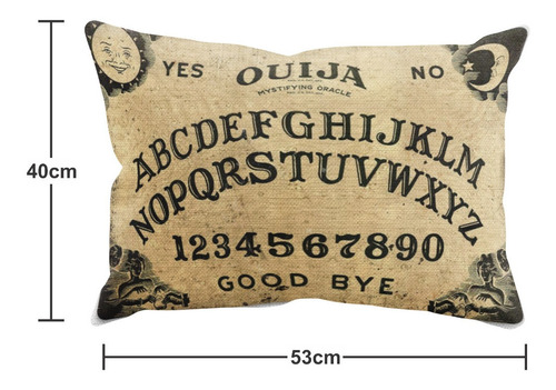 Ouija Halloween Cojin Grande Almohada Personalizado Miedo