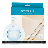 20m Fita Led Evo 12v 2700k 6w Ip65 + 4 Fonte 3a Stella