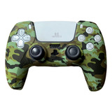 Capa Protetora Camuflada Para Controle De Ps5 Silicone 2021