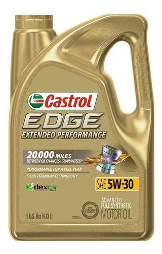 Aceite Castrol Sintetico Edge Extended Performance 5w30 4.73