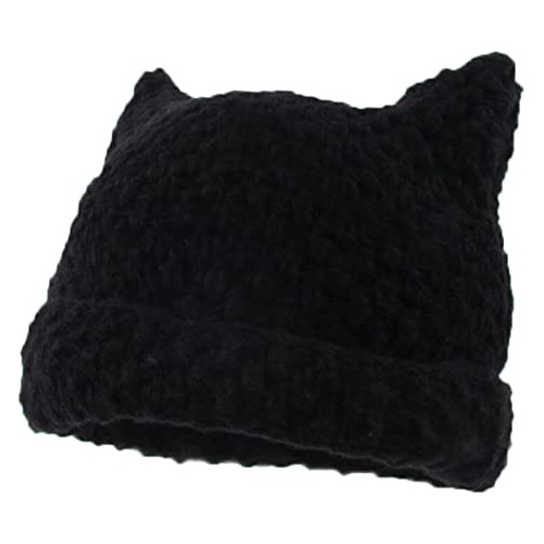 Gorro Rayas Con Cuernos De Diablo Y Orejas De Gato