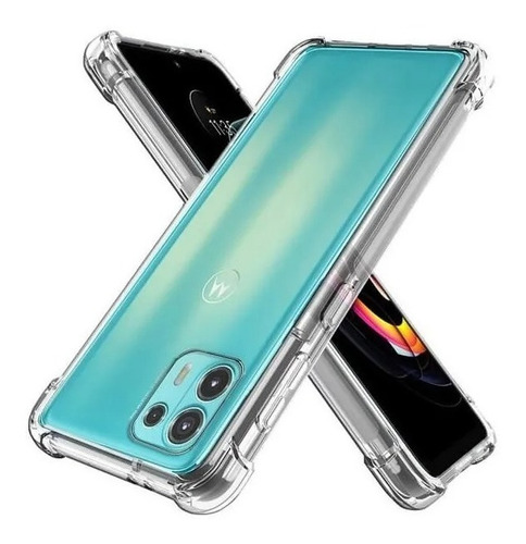 Funda Transparente Para Moto Edge 20 Lite + Vidrio 9d