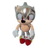 Peluche Sonic Hedgehog Plata 35 Cm 