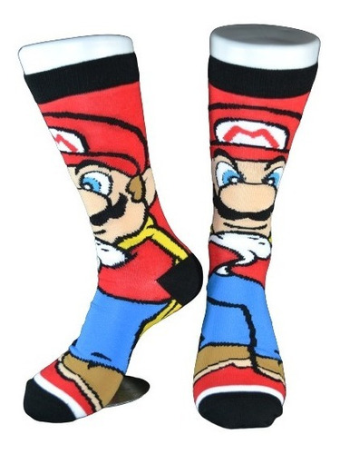 Calcetines Divertidos Animados Super Mario Bros V2