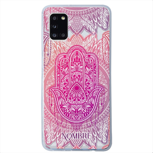 Funda Galaxy Antigolpes Mano Fátima Personalizada Con Nombre