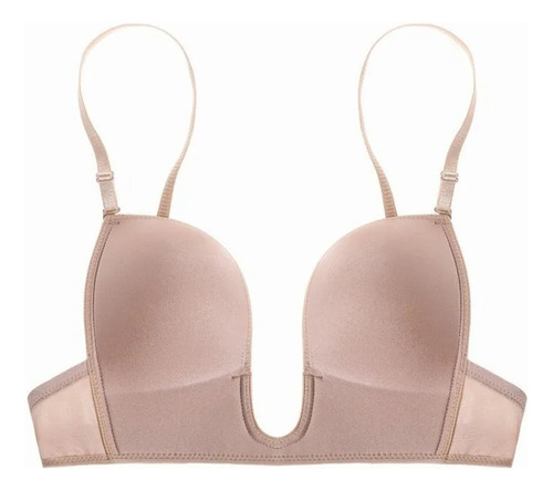 Brasier Bra De Escote Profundo Forma De Sexy Sin Espalda