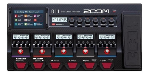      Zoom G11  Procesador Multi-efectos Para Guitarra