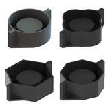 Pack X4 Molde Para Fabricar Porta Vela De Cemento + 8 Clip