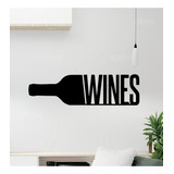 Vinilo Decorativo Wines Vino Tinto Sticker Restaurante