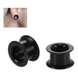 Expansores De Oreja Tapones Flexibles Silicona Piercing 1par